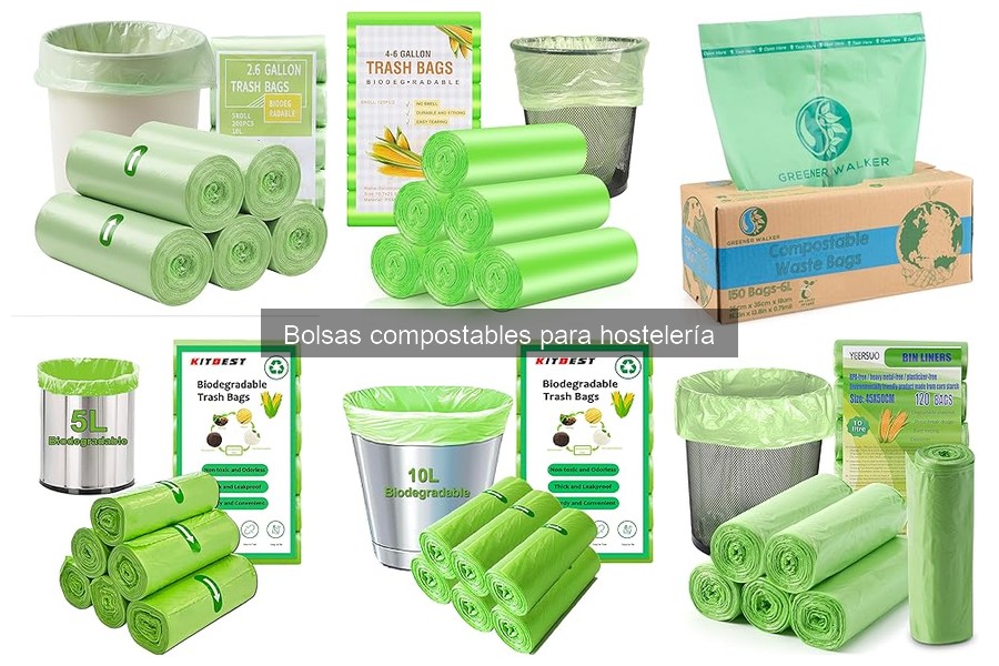 Precios de Bolsas Compostables para Hostelería: Comparativa