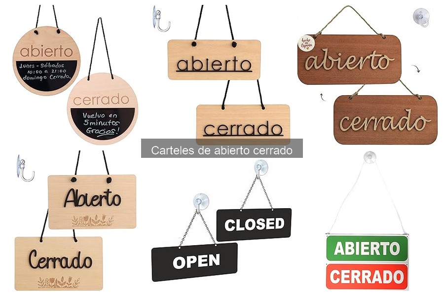 Precios de carteles de abierto cerrado para restaurantes