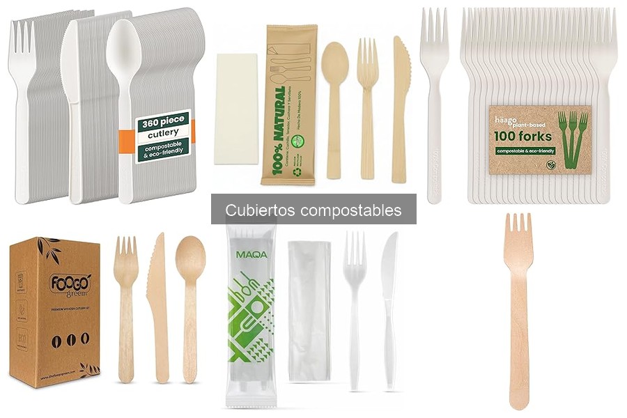 Precios de cubiertos compostables: comparativa online