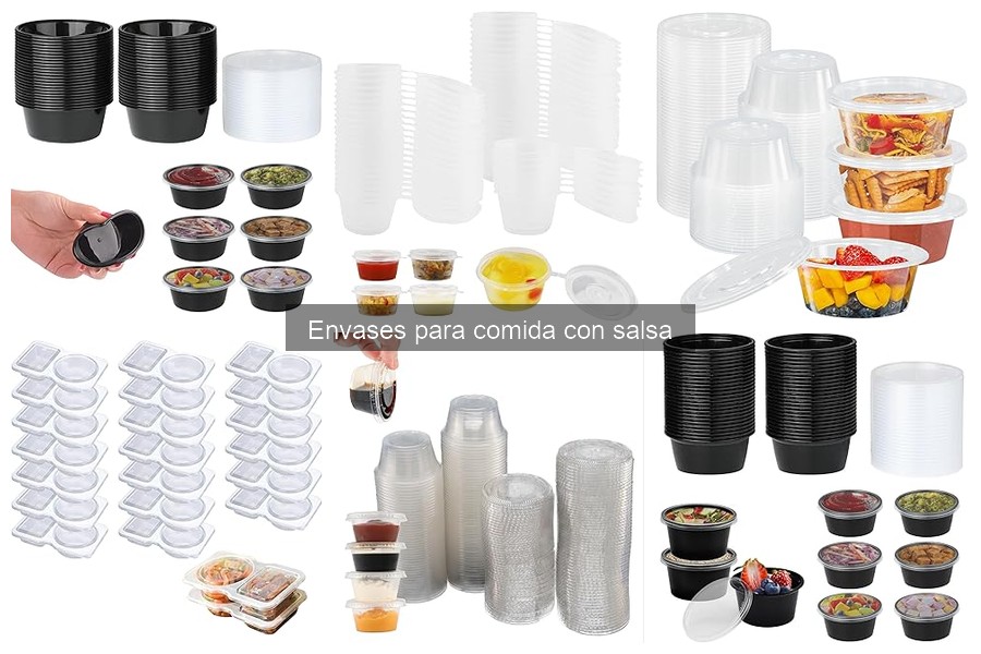Precios de envases para comida con salsa: Comparativa 2023