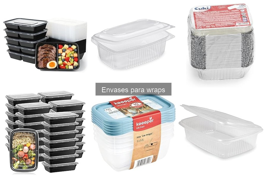 Precios de envases para wraps: mejores ofertas y opciones