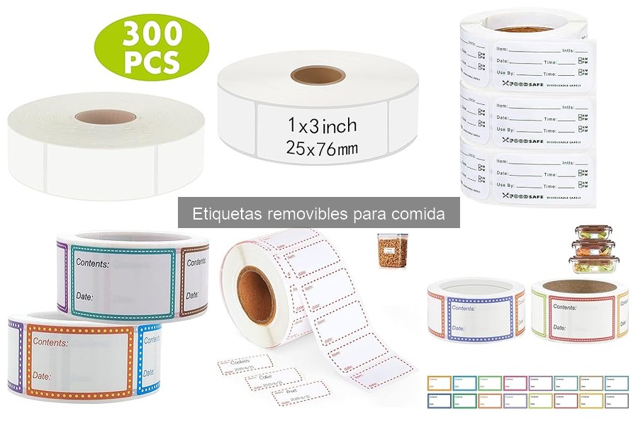 Precios de etiquetas removibles para la industria alimentaria