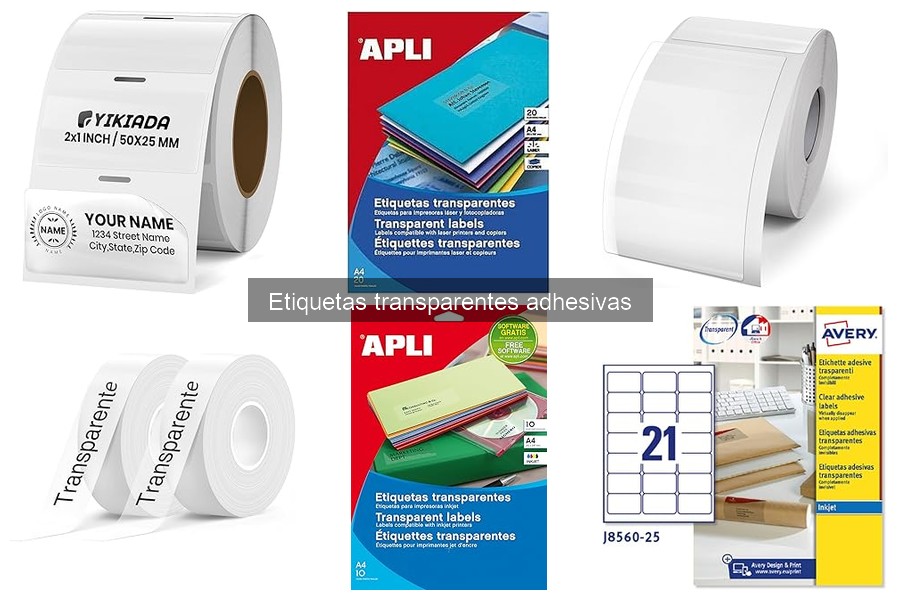 Precios de Etiquetas Transparentes Adhesivas en 2023