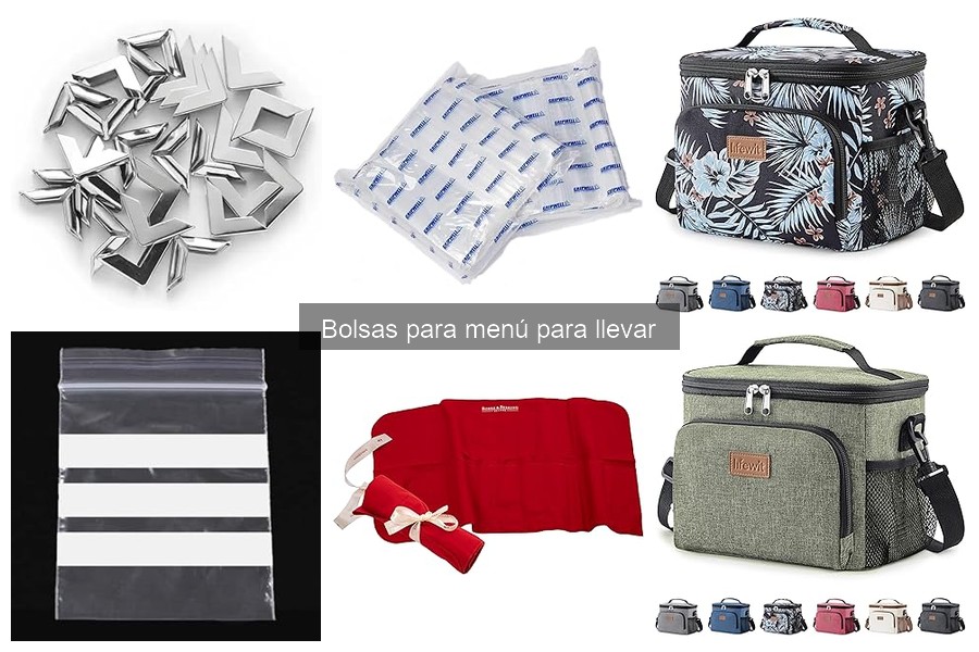Precios promedio de bolsas para menú para llevar