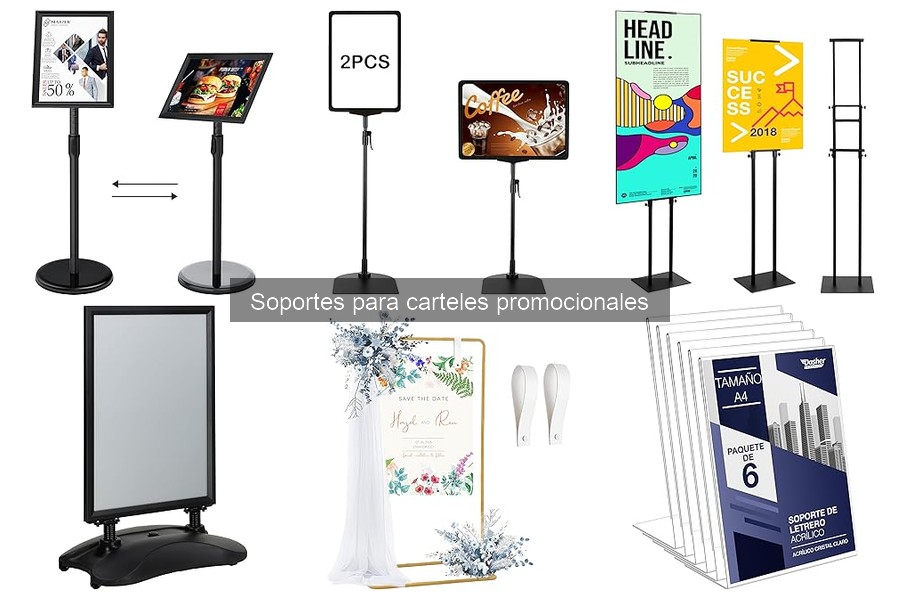 ** Problemas Comunes con Soportes para Carteles Promocionales
