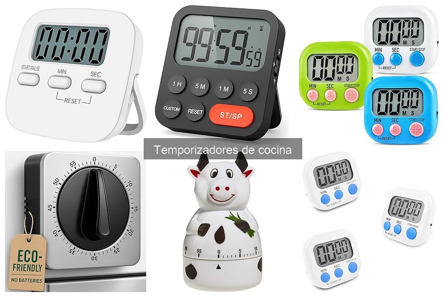 ** Problemas comunes con temporizadores de cocina y soluciones