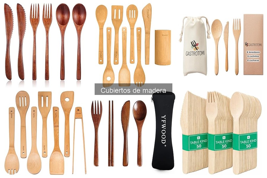 Problemas comunes de usar cubiertos de madera
