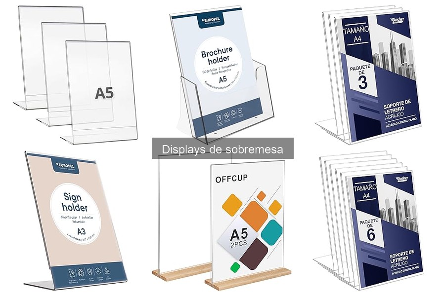 ¿Qué es un display de sobremesa y cómo se utiliza?