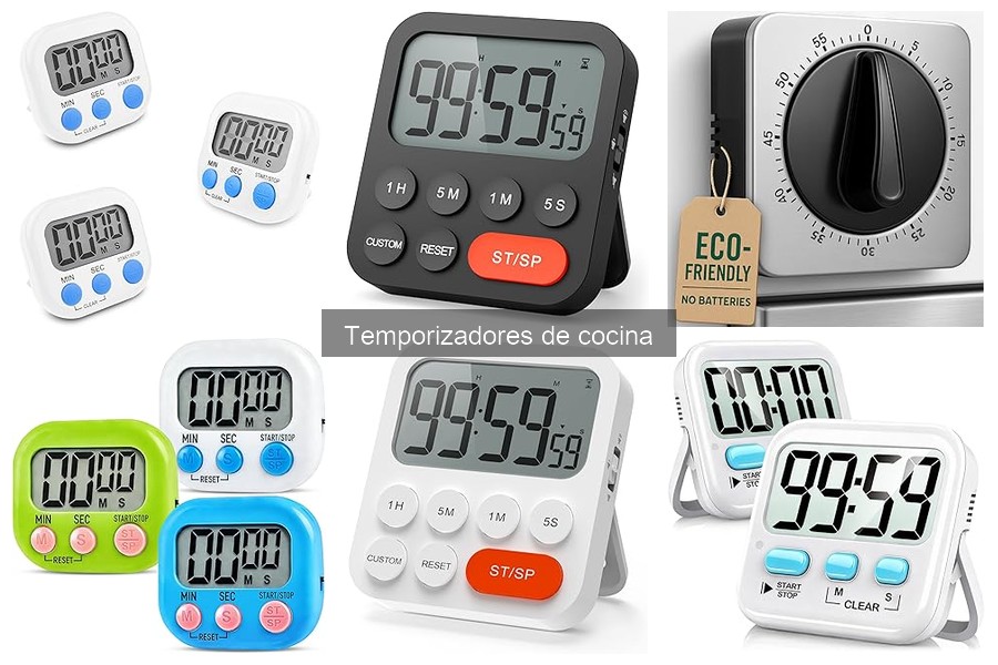 ¿Qué es un temporizador de cocina y cómo se utiliza?