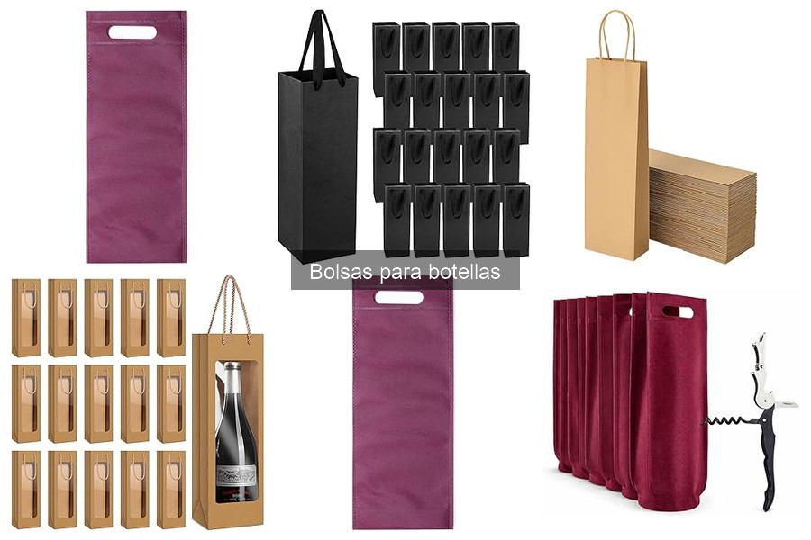 ¿Qué son las bolsas para botellas? Características y usos