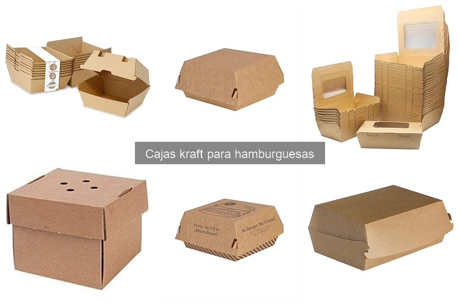 ¿Qué son las cajas kraft para hamburguesas? Descubre sus usos