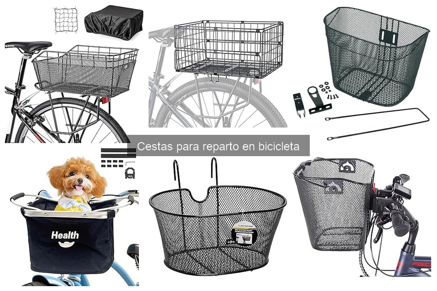 ¿Qué son las cestas para reparto en bicicleta?