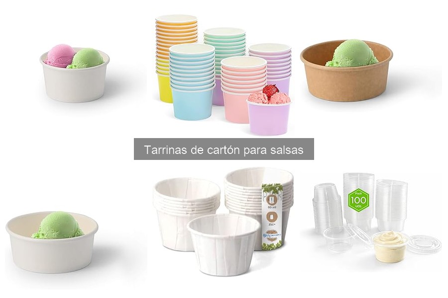 ¿Qué son las tarrinas de cartón para salsas? Características y usos