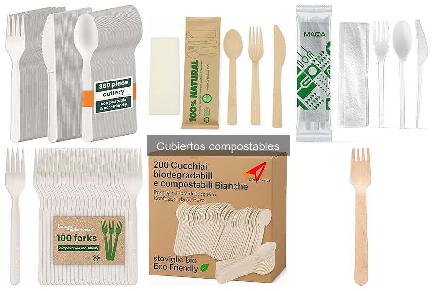 ¿Qué son los cubiertos compostables? Definición y características