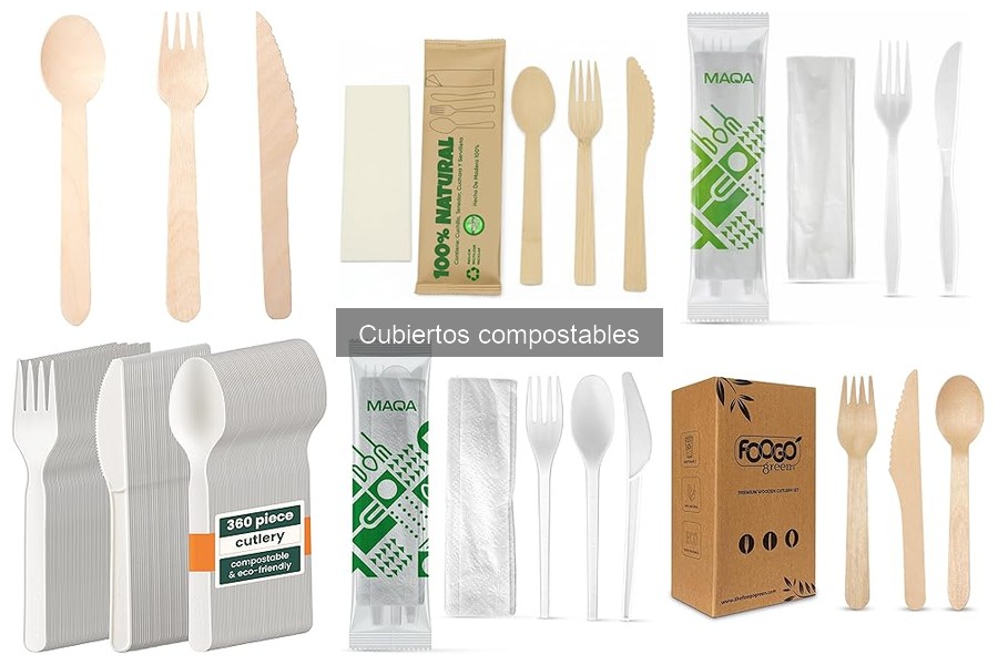 ¿Qué son los cubiertos compostables? Ventajas y materiales