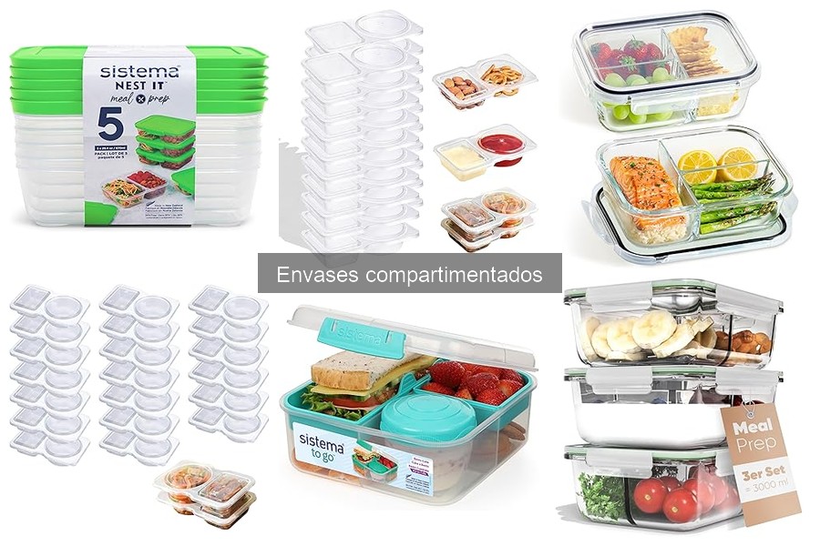 ¿Qué son los envases compartimentados para restaurantes?