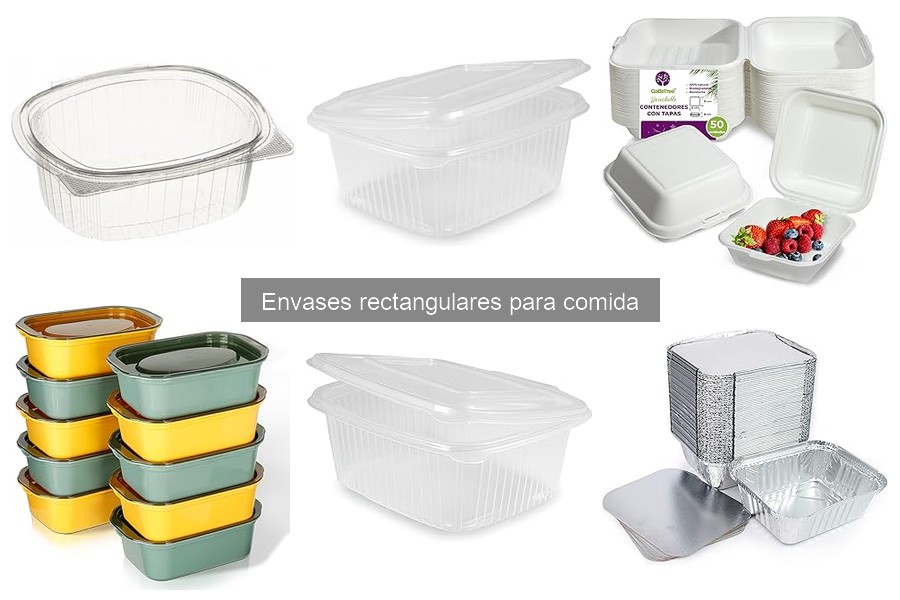 ¿Qué son los envases rectangulares para comida delivery?