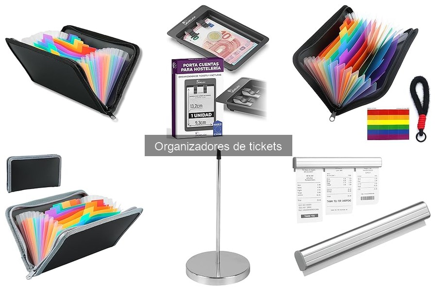 ¿Qué son los organizadores de tickets para restaurantes?