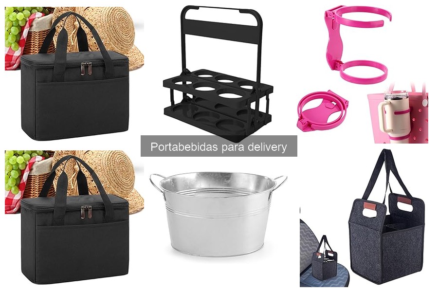 ¿Qué son los portabebidas para delivery? Características clave
