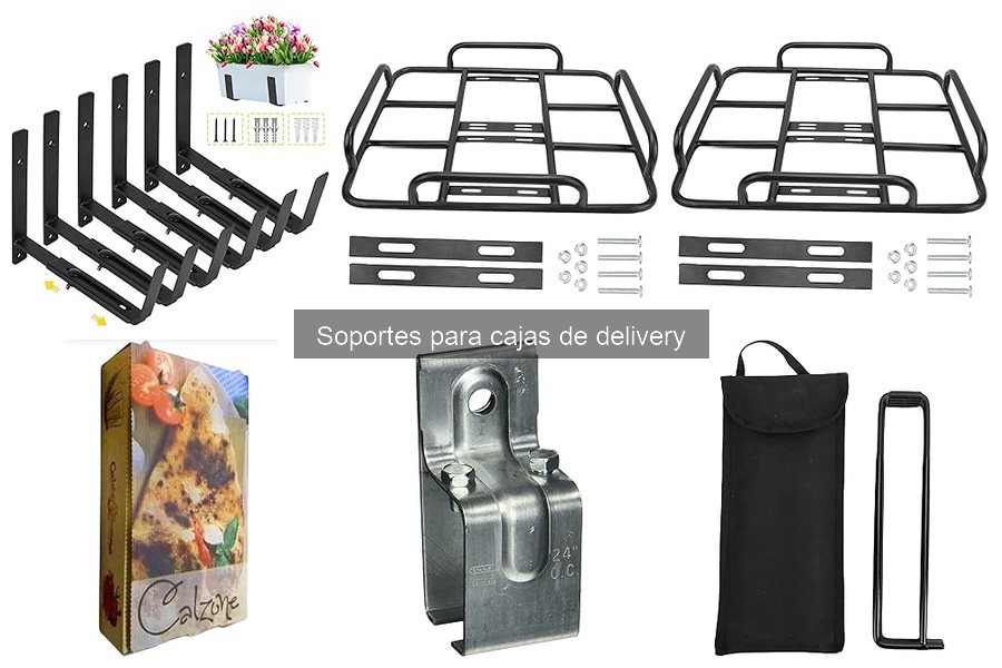 Qué son los soportes para cajas de delivery y sus funciones