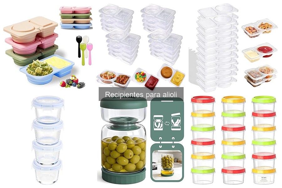 Recipientes para alioli: características y funciones esenciales
