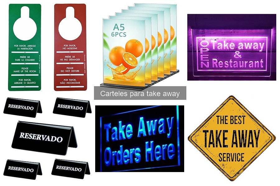 Recomendaciones para Diseñar Carteles Bilingües para Take Away
