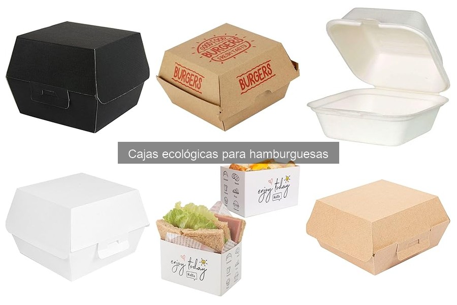 Soluciones si las cajas ecológicas para hamburguesas fallan