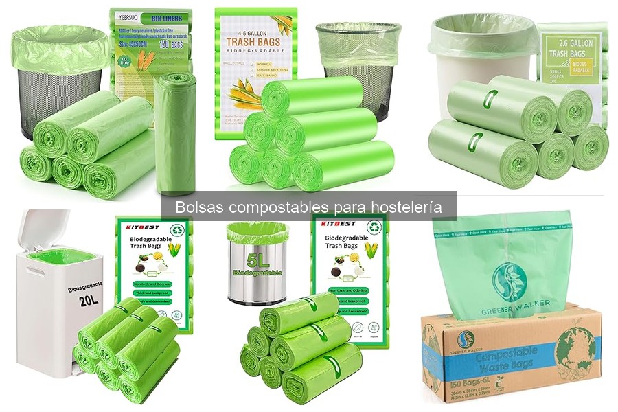 ¿Son las bolsas compostables adecuadas para alimentos?