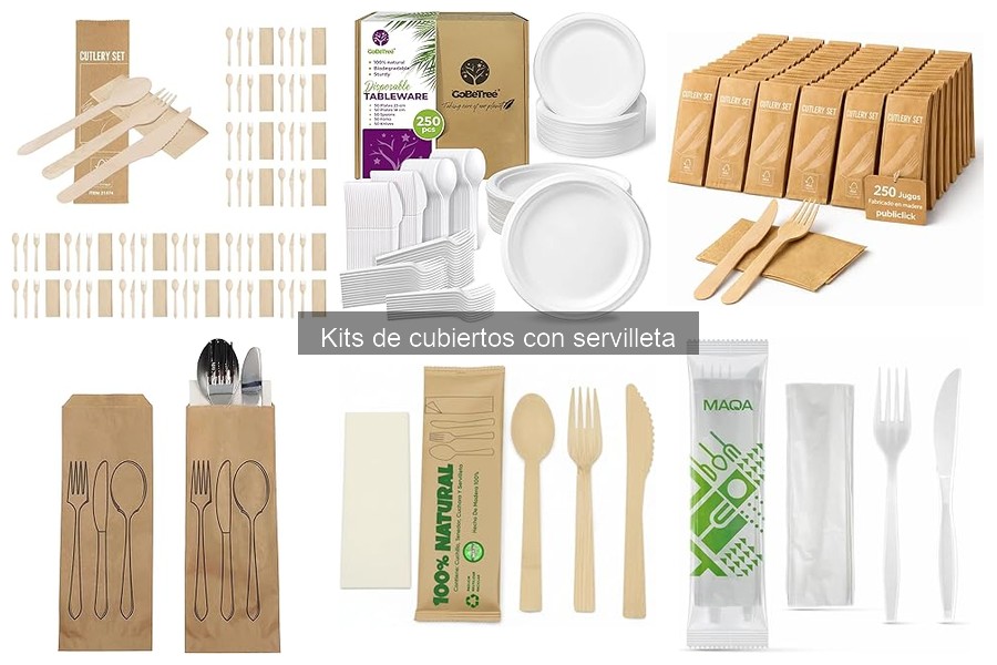 ¿Son rentables los kits de cubiertos con servilleta para restaurantes?