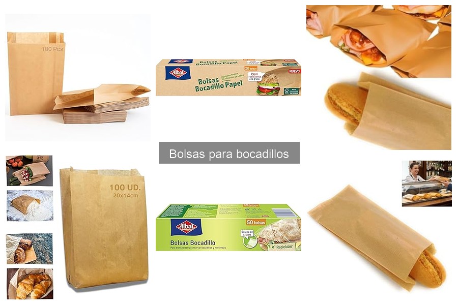 Tamaños ideales de bolsas para bocadillos en restaurantes