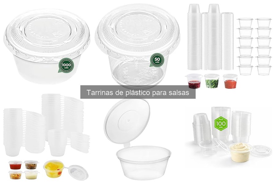Tarifas Promedio de Tarrinas de Plástico para Salsas