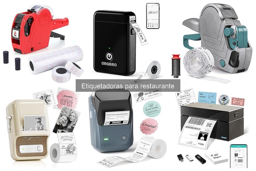 Testimonios reales sobre etiquetadoras en restaurantes