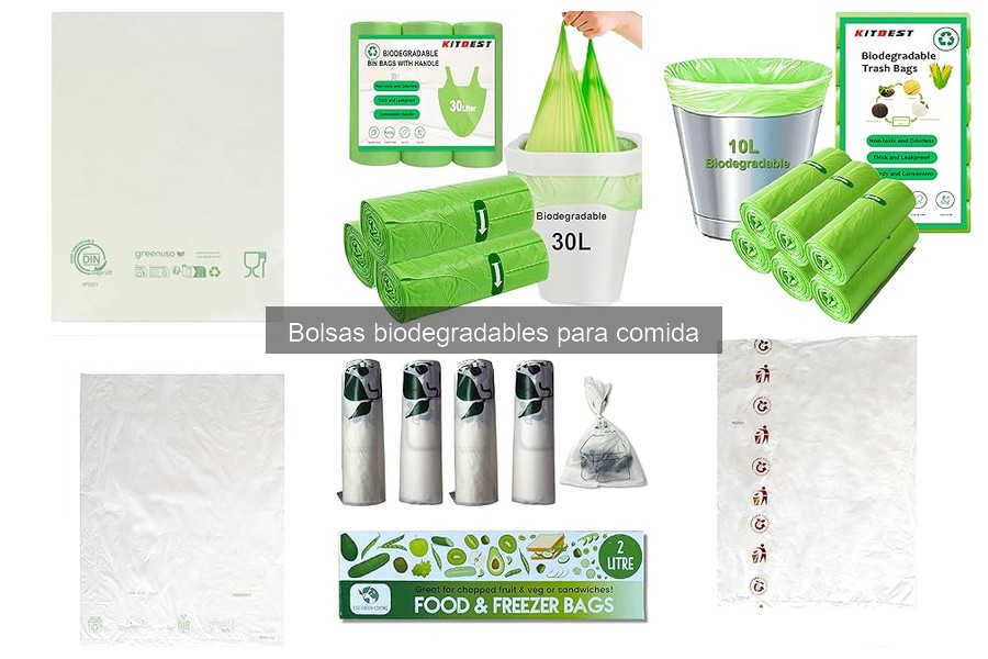 ** Tipos de bolsas biodegradables para comida: Guía completa