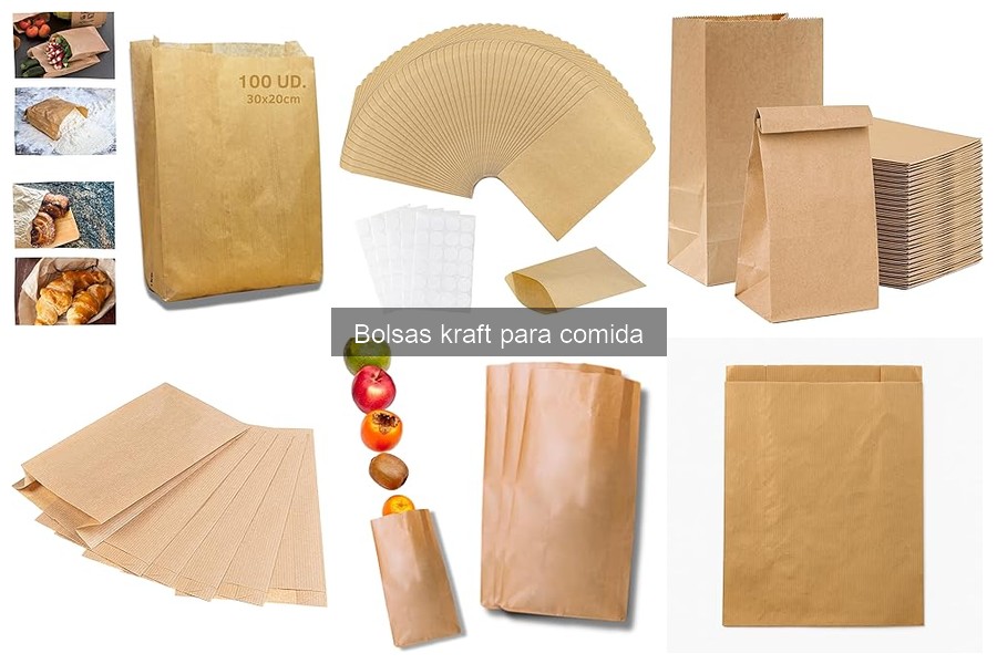 Tipos de bolsas kraft para comida: guía de usos y diferencias