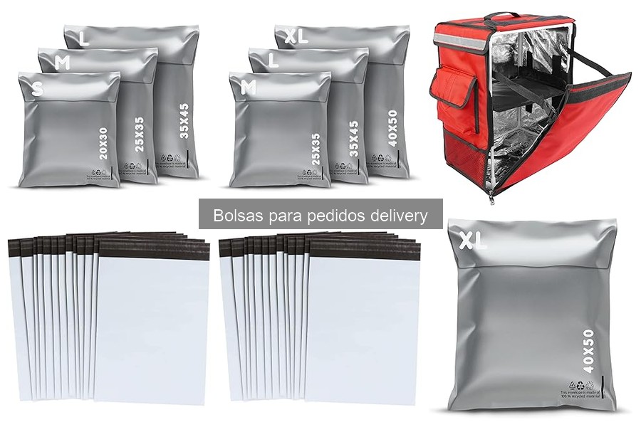 Tipos de bolsas para pedidos delivery: características y opciones