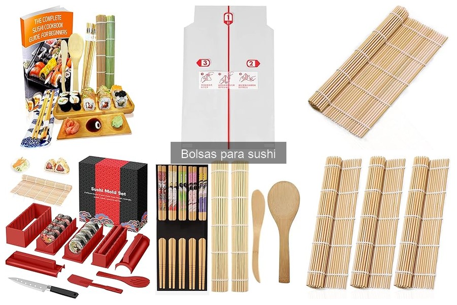 Tipos de bolsas para sushi y sus usos en restaurantes