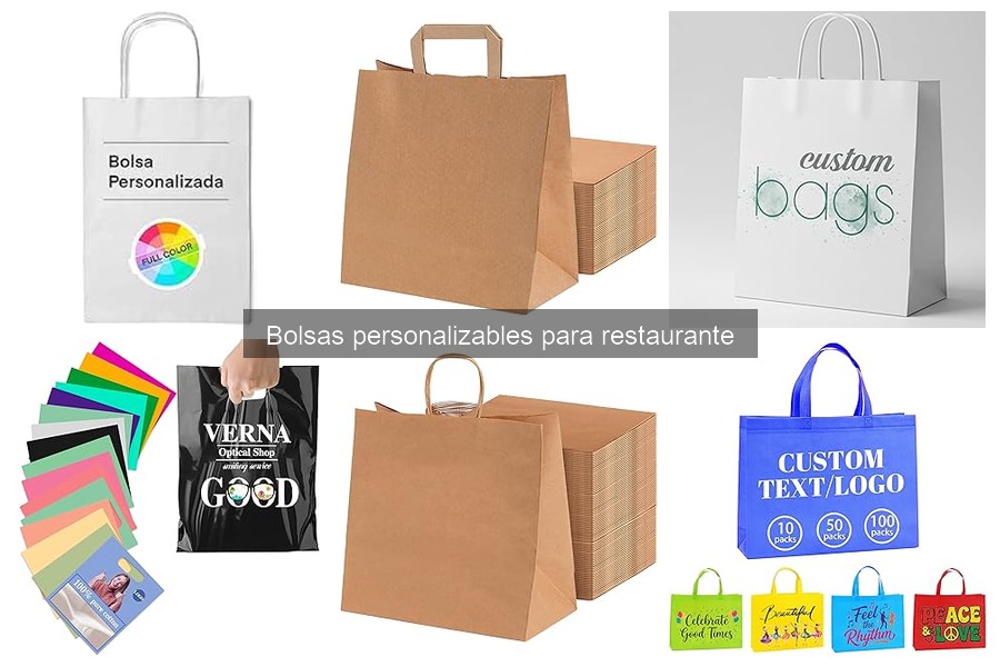 Tipos de bolsas personalizables para restaurantes: guía completa