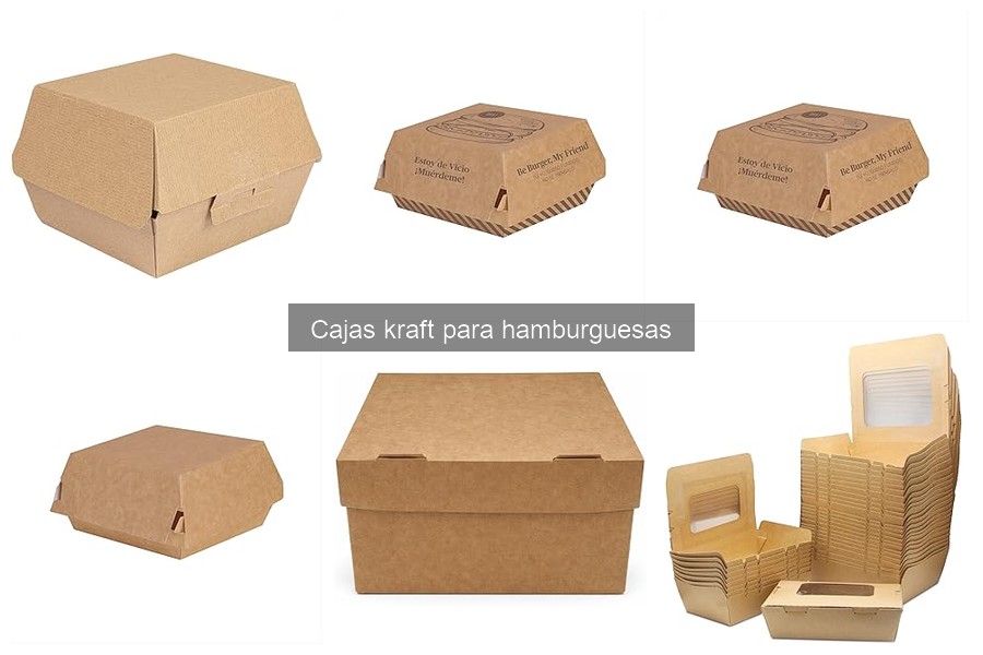 Tipos de Cajas Kraft para Hamburguesas: Diseños y Tamaños