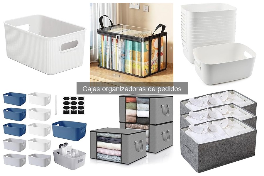 Tipos de cajas organizadoras de pedidos para delivery