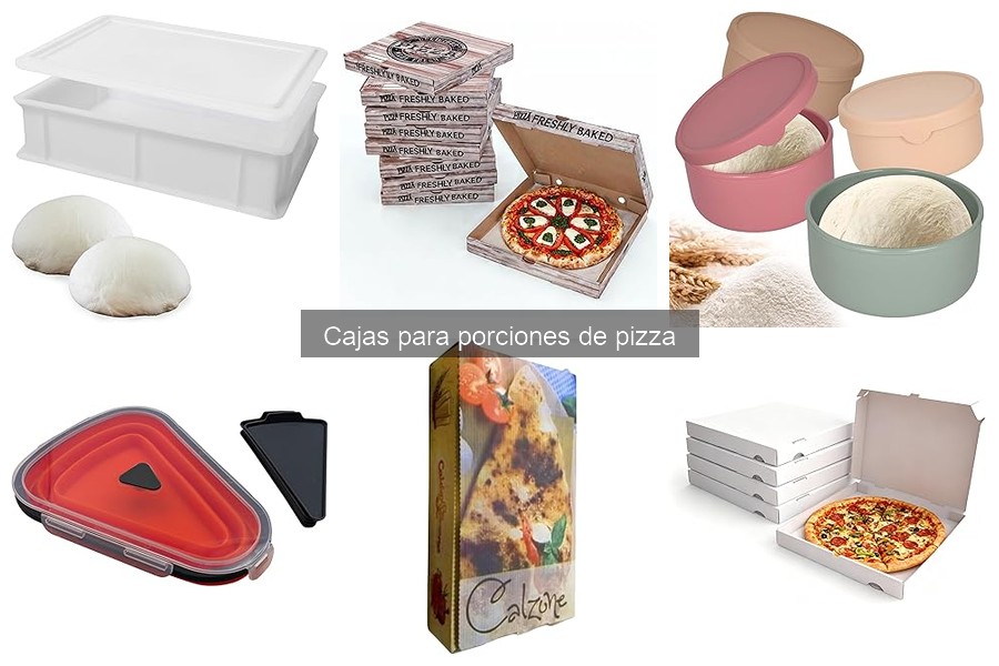 Tipos de cajas para porciones de pizza: Guía completa