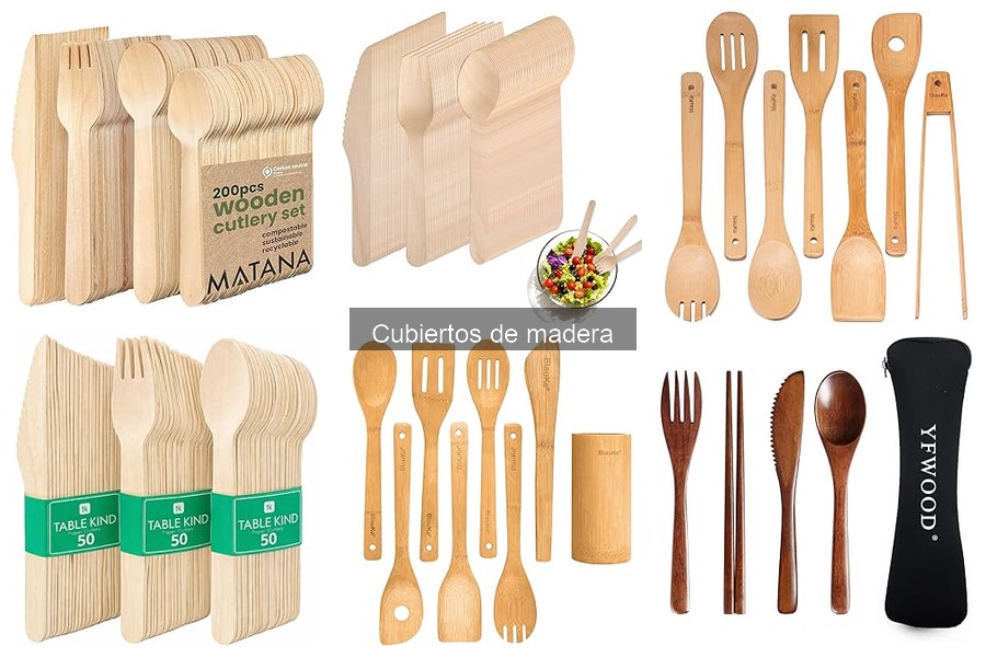 Tipos de cubiertos de madera: guía de selección