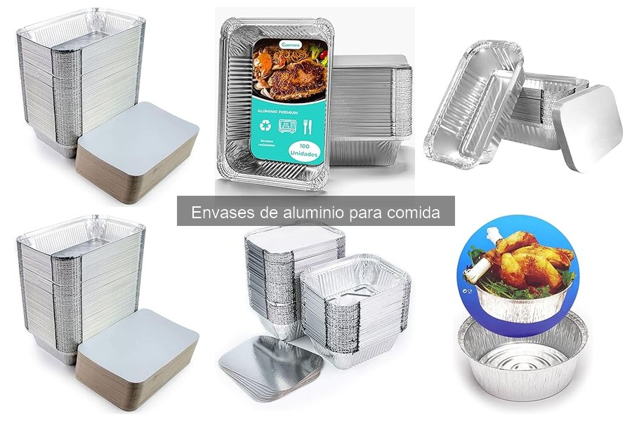 Tipos de envases de aluminio para comida: guía completa
