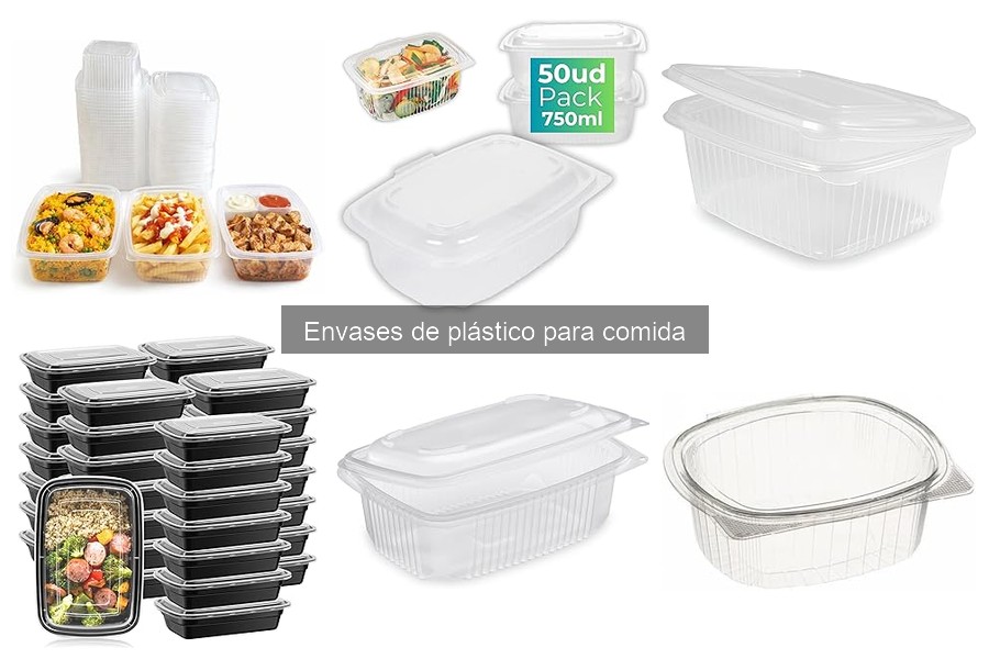 Tipos de envases de plástico para comida: guía completa