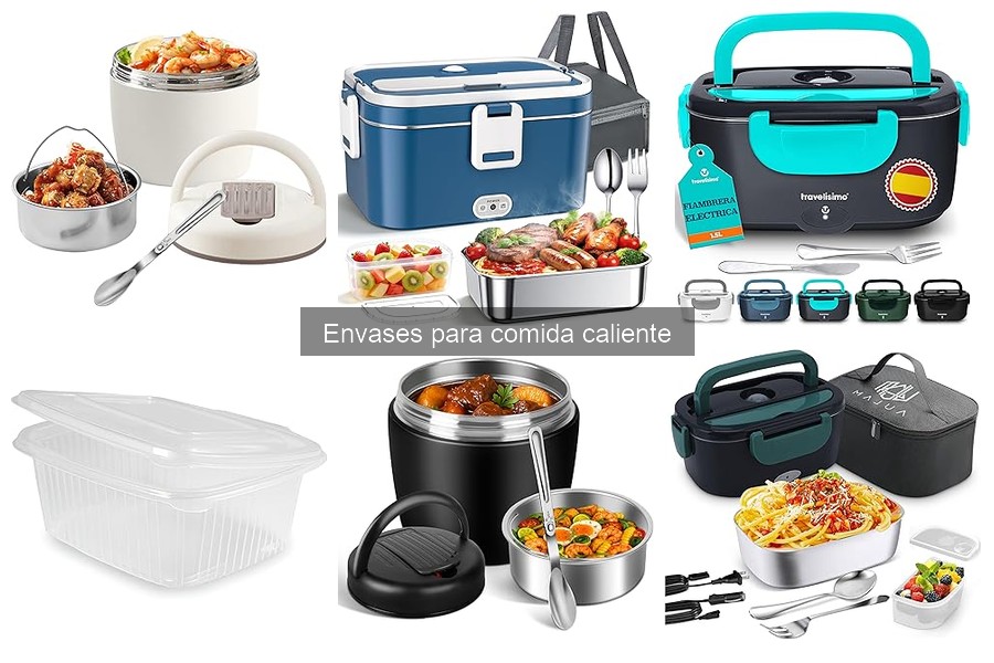 Tipos de envases para comida caliente: bandejas y recipientes