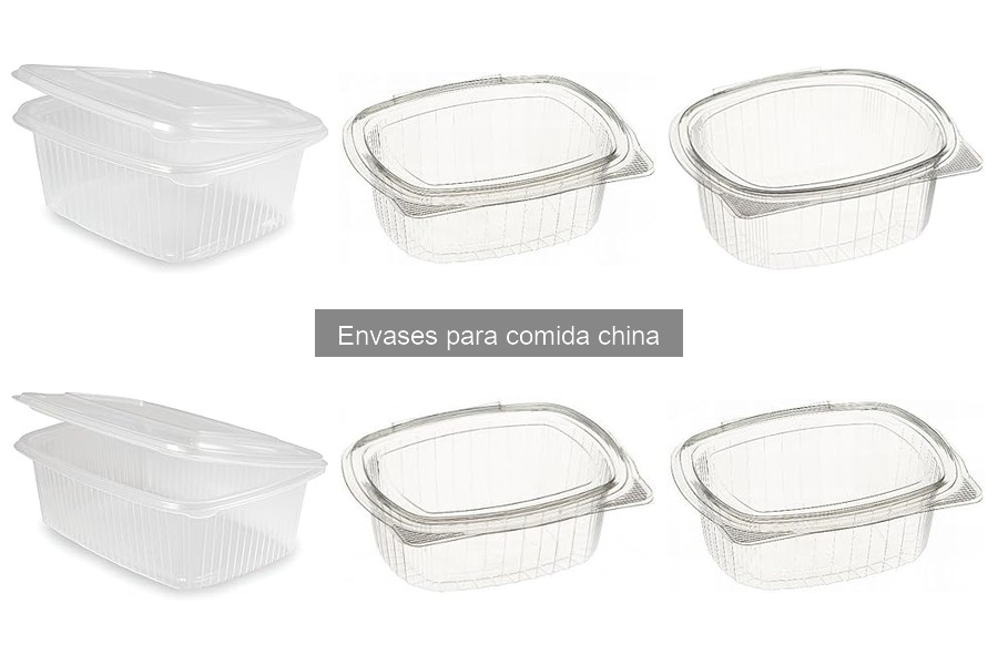 Tipos de envases para comida china: opciones y características