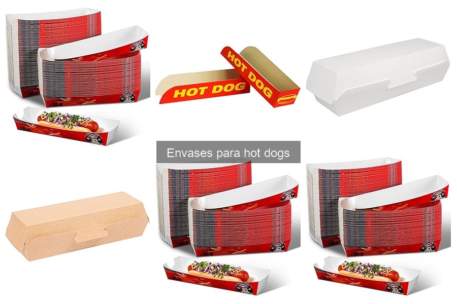 Tipos de envases para hot dogs: bandejas, cajas y más