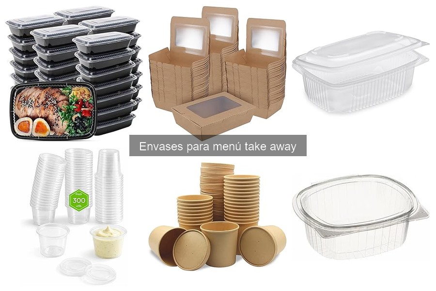 Tipos de envases para menú take away: opciones y recomendaciones