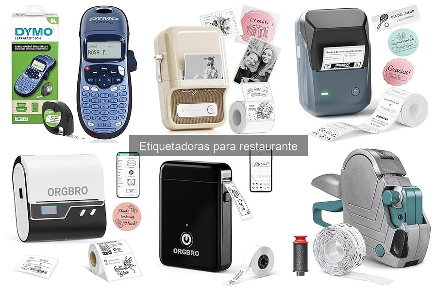 Tipos de etiquetadoras para restaurantes: guía completa
