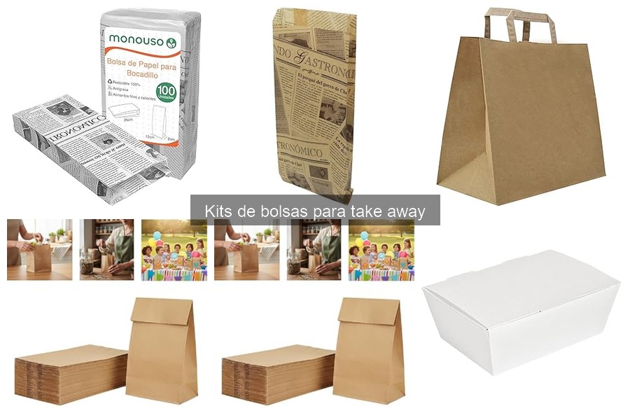 Tipos de kits de bolsas para take away que debes conocer