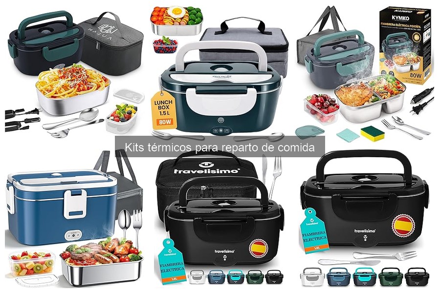 ** Tipos de kits térmicos para diferentes comidas a domicilio